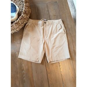 Faherty All Day Shorts Mens Tan 32